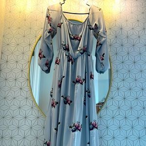 Peach love long romper size medium